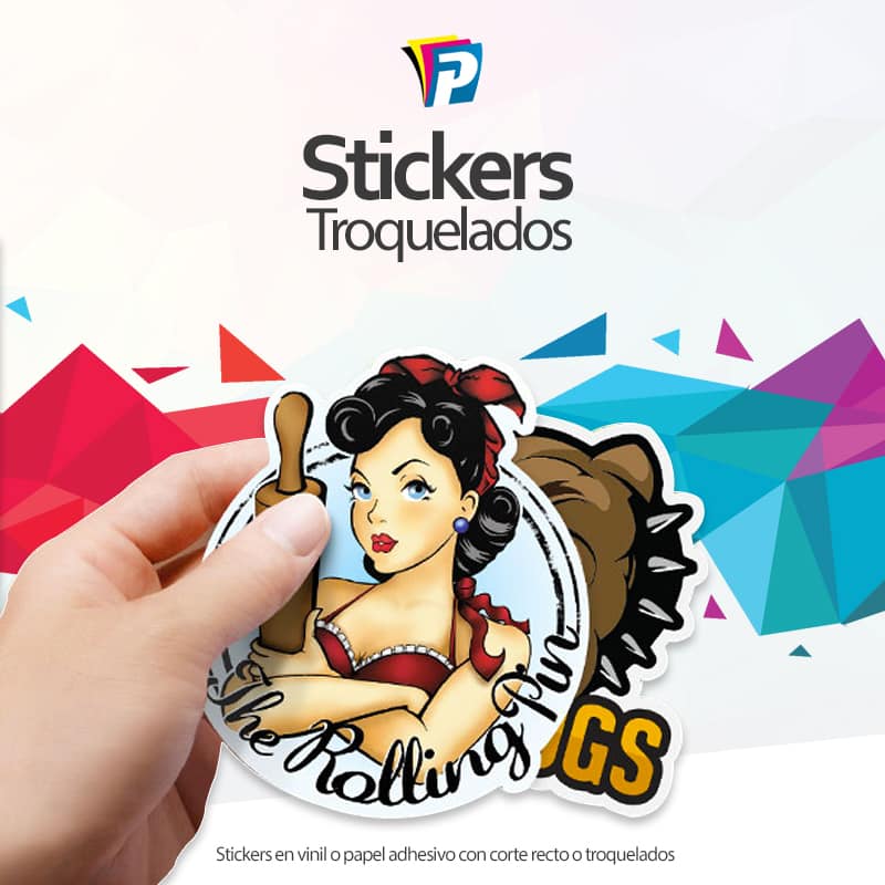 Comercio escritorio Plisado Stickers Adhesivos » Publimpresos ® - Impresión Digital y Offset El Salvador